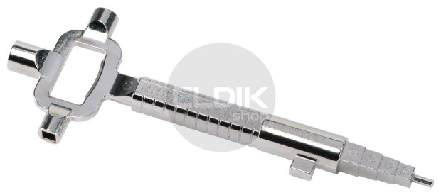 Heytec 50814800080 Bouwsleutel – Schakelkastsleutel en Deuropener