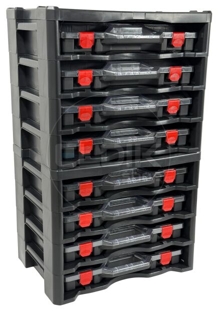 Tayg Multibox 3 2 x Assortimentsdoos 4-delig - L530 x B376 x H430 mm - Polycarbonaat - 179971