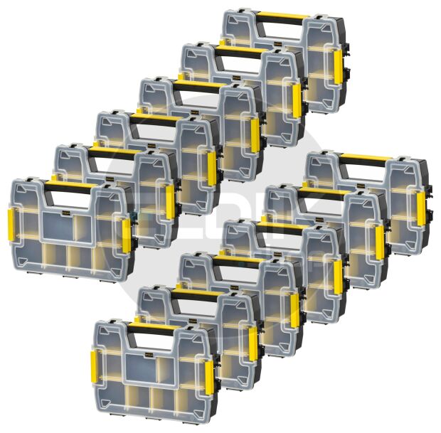 Stanley STST1-70720/12 12 x Sortmaster Organiser Light 297 x 224 x 71 mm