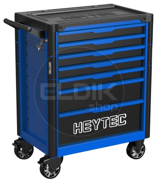 Heytec 50811322700 Gevulde gereedschapswagen 7 laden | 167 Delig in Foam inlay | Blauw