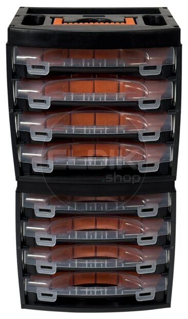 E-Tools Midibox 2 x Opbergassortimentbox met 4 assortimentsdozen | Duopack - 179247/2
