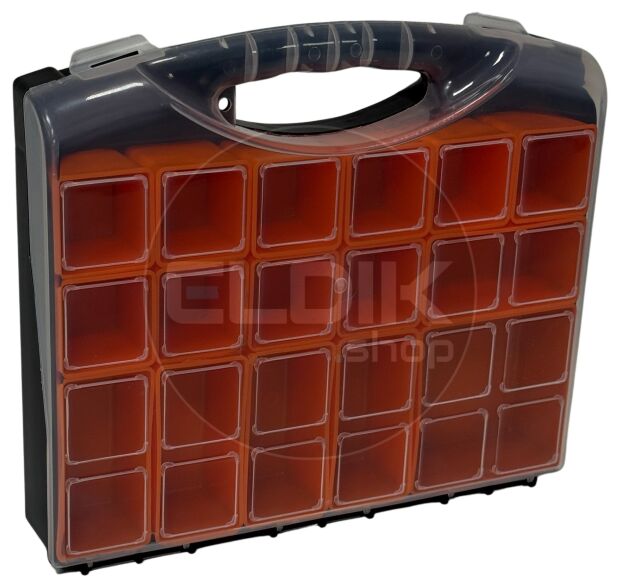 E-Tools Midibox 2 x Opbergassortimentbox met 4 assortimentsdozen | Duopack - 179247/2