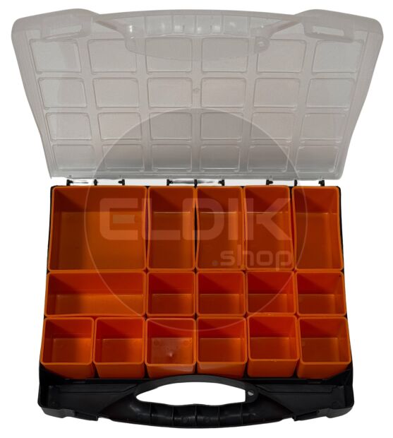 E-Tools Midibox 2 x Opbergassortimentbox met 4 assortimentsdozen | Duopack - 179247/2