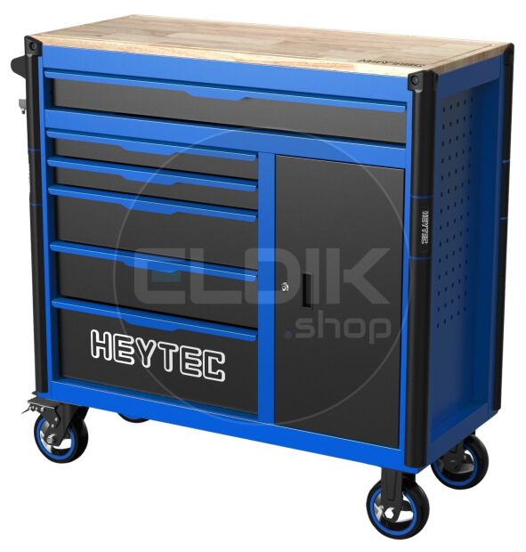 Heytec 50811330120 Gevulde gereedschapswagen 6 laden | 167 Delig in Foam inlay | Blauw