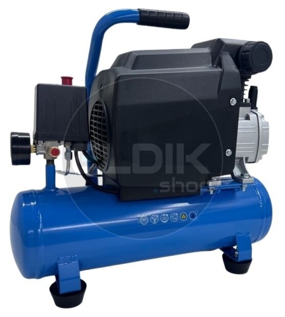 E-Tools 178813 Oliegesmeerde Compressor 8 bar | 6l | 75 l/min