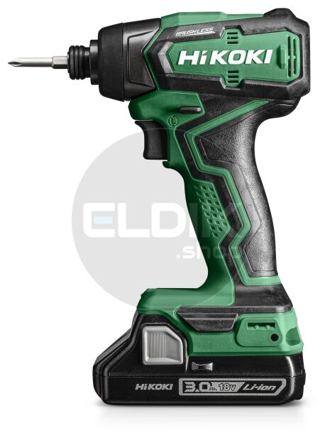 Hikoki WH18DDWRZ Accu slagschroevendraaier - 18V - 140 Nm - 1/4" - In HSC II koffer. Inclusief 2 BSL1820M accu's en lader