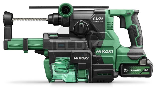 Hikoki DH1826DAW3Z Accu boor-breekhamer met stofafzuigunit  - 18 V / 3,2 J -Exclusief lader en accu's in HSC IV koffer