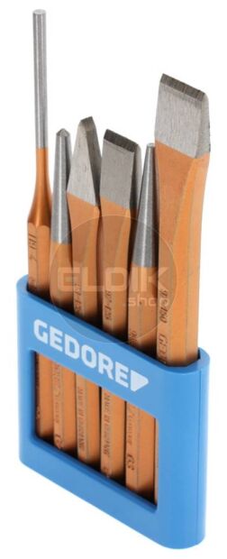 Gedore 106 6 Delige Beitelset in Kunststof Houder - 8725200