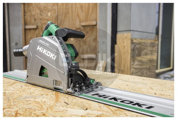 Hikoki KSC3606DPAW21Z Accu invalzaag - 36V / 66 mm - Inclusief geleiderail 160cm - Exclusief accu's en lader in HSC IV