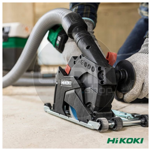 Hikoki 377086 Stofafzuigkap voor doorslijpschijf 125 mm (met geleiderollen)