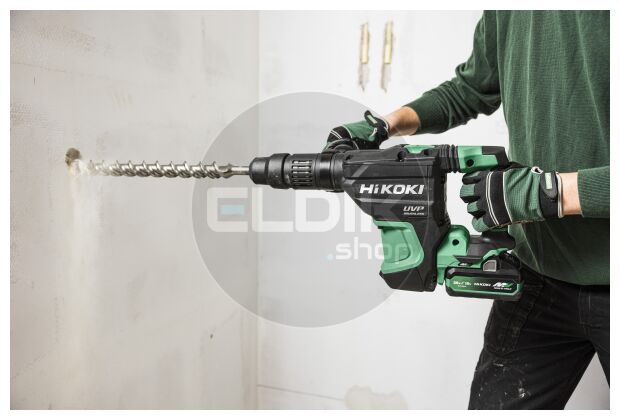Hikoki DH3640DAW2Z Accu boor-breekhamer - 36 V / 9,2 J - SDS-Max - Exclusief lader en accu's - Kunststof koffer