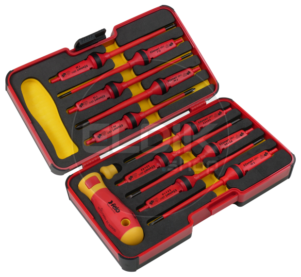 Felo 063 812 06 VDE Schroevendraaierset Sleuf, Torx®, Philips en Pozidrive losse kling