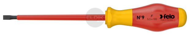 Felo 913 055 90 VDE Schroevendraaier Sleuf 5,5
