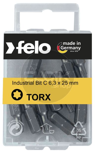 Felo 026 150 16 Schroefbit TX15 x 25 mm | Blister a 10 stuks