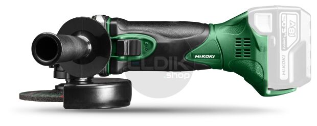Hikoki G18DSL2W5Z Accu haakse slijpmachine - 18V / 125mm - Exclusief lader en accu's