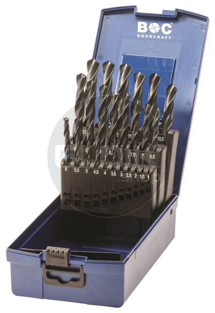Bohrcraft KG13-OX Metaalboorset 1,0 - 13,0 x 0,5 | 25-delig - 11191330025