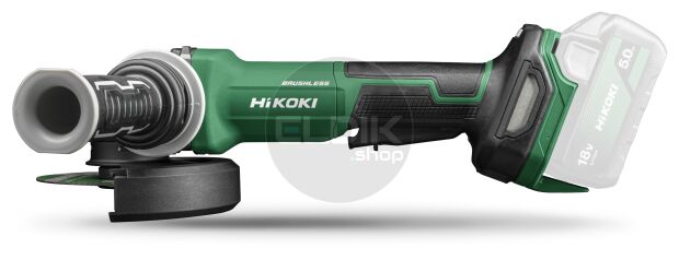 Hikoki G1813DVFW2Z Accu haakse slijpmachine 18V / 125 mm - Exclusief lader en accu's - In HSC III koffer