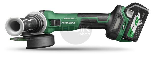 Hikoki G3613DEWQZ Accu haakse slijpmachine- 36V / 125 mm - Inclusief lader en 2 MV accu's - In HSC III koffer