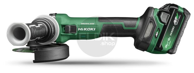 Hikoki G3613DEWQZ Accu haakse slijpmachine- 36V / 125 mm - Inclusief lader en 2 MV accu's - In HSC III koffer