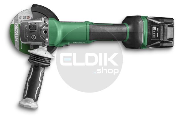 Hikoki G3613DEWQZ Accu haakse slijpmachine- 36V / 125 mm - Inclusief lader en 2 MV accu's - In HSC III koffer