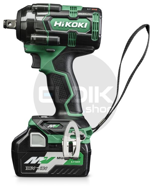 Hikoki WR36DHWRZ Accu slagmoersleutel - 36 V / 380 Nm-700 Nm / 1/2" - Inclusief lader en 2x MV accu's - HSC II koffer
