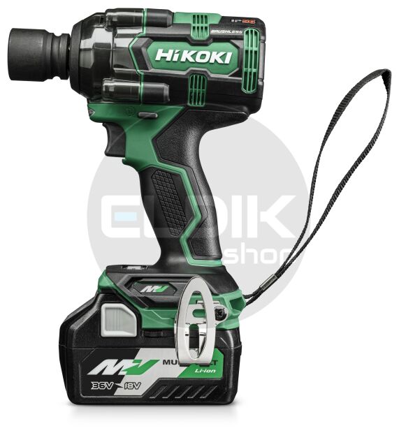 Hikoki WR36DHWRZ Accu slagmoersleutel - 36 V / 380 Nm-700 Nm / 1/2" - Inclusief lader en 2x MV accu's - HSC II koffer
