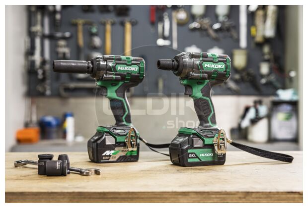Hikoki WR36DHWRZ Accu slagmoersleutel - 36 V / 380 Nm-700 Nm / 1/2" - Inclusief lader en 2x MV accu's - HSC II koffer