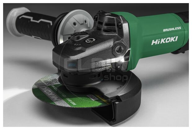 Hikoki G3613DFWQZ Accu haakse slijpmachine- 36V / 125 mm - Inclusief lader en 2 x BSL36A18 accu's - In HSC III koffer
