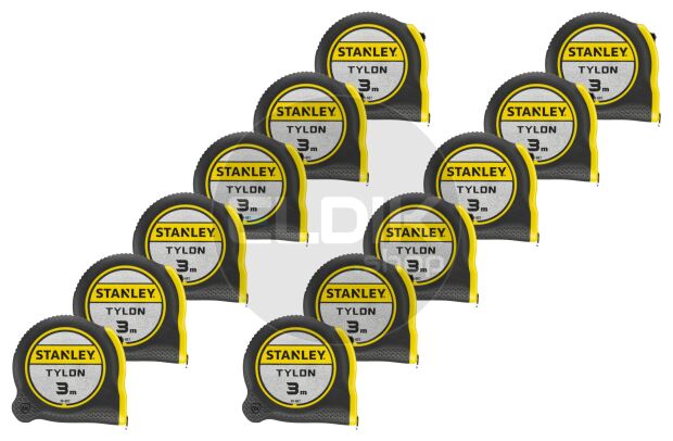 Stanley 0-30-687/10 12 x Rolbandmaat Tylon 3m - 12,7mm
