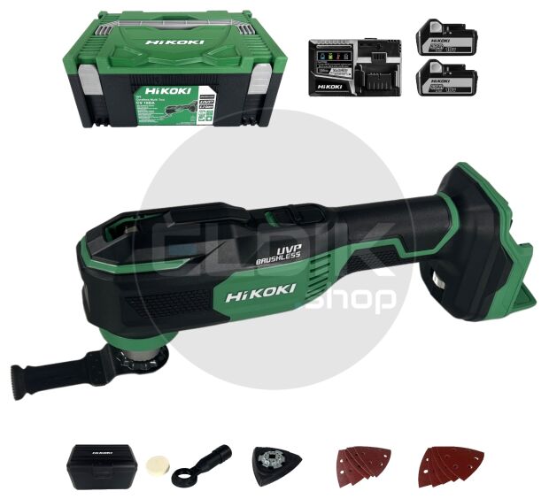 Hikoki CV18DAWPZ Accumultitool - 18 V - 2 x 18V 5.0 Ah accu en lader - In HSC II koffer
