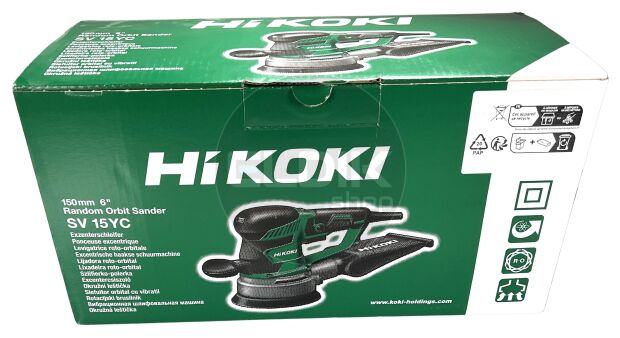 Hikoki SV15YCWBZ Excenter schuurmachine - 150 mm / 350 W