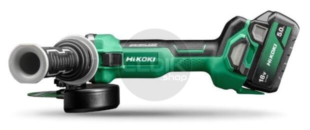 Hikoki G1813DAWQZ Accu haakse slijpmachine- 18V / 125 mm - Inclusief lader en 2 x BSL1850MA accu's - In HSC II koffer