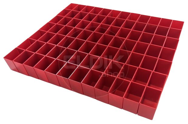E-Tools 90 x Inzetbakje rood L79xB55xH76mm