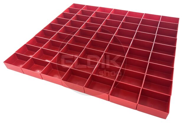 E-Tools 75 x Inzetbakje rood L109xB79xH47mm