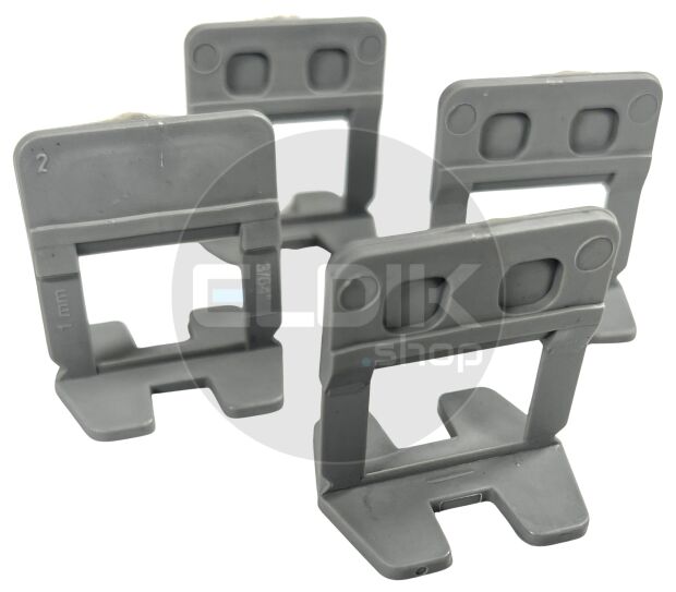 Tayg 913082 Tegel nivelleer clips voegbreedte 3,0 mm | voor tegels 3-12 mm dik | 500 stuks