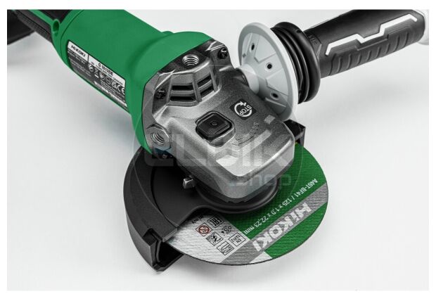 Hikoki G1813DEW4Z Accu haakse slijpmachine - 18V / 125 mm - Exclusief lader en accu's