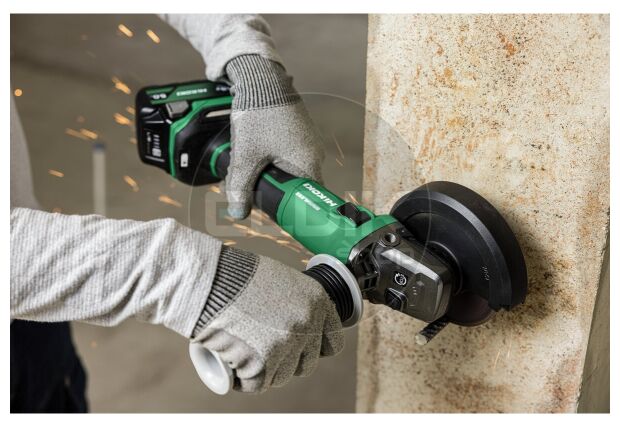 Hikoki G1813DEWQZ Accu haakse slijpmachine- 18V / 125 mm - Inclusief lader en 2 accu's - In HSC III koffer