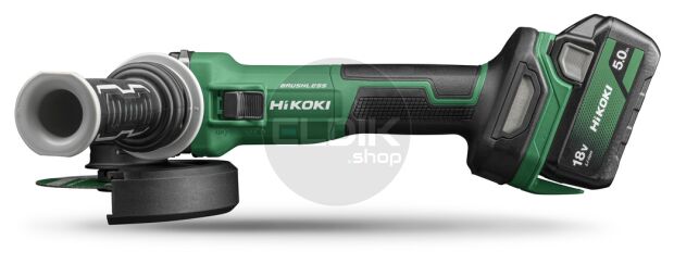 Hikoki G1813DEWQZ Accu haakse slijpmachine- 18V / 125 mm - Inclusief lader en 2 accu's - In HSC III koffer