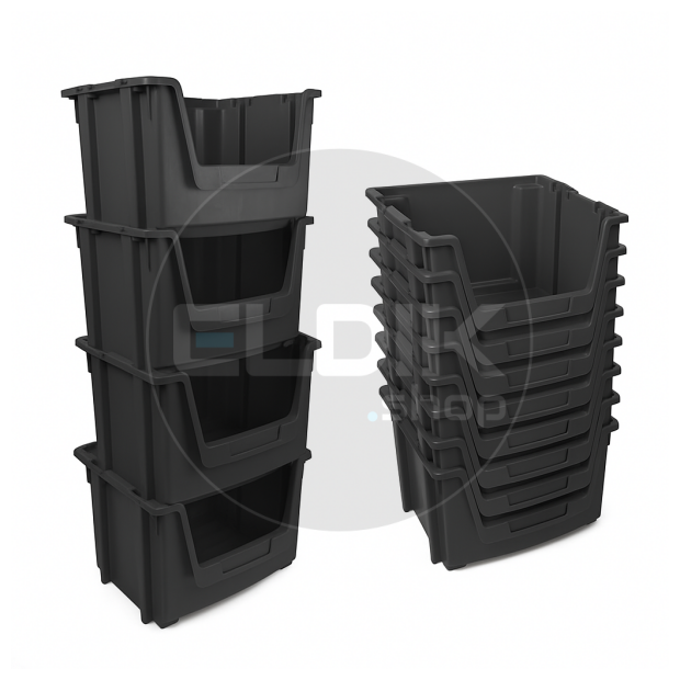 Tayg 5040 Magazijn Stapelbak L395 x B500 x H320 mm grijs - 268069