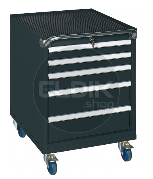 E-Tools | premium line 71852 5 Laden Gereedschapswagen - Antraciet