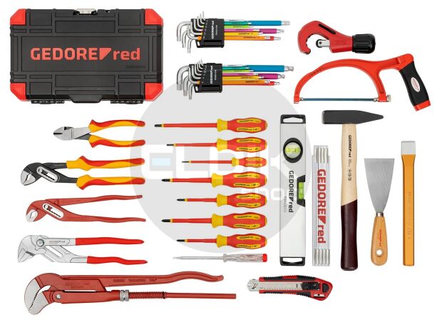 Gedore Red R21902072 72 Delige Gereedschapset - SANITAIR - Though Case - 3301644