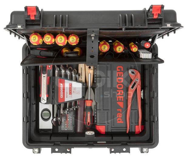 Gedore Red R21652089 89 Delige Gereedschapset - ELEKTRICIEN - Though Case - 3301643