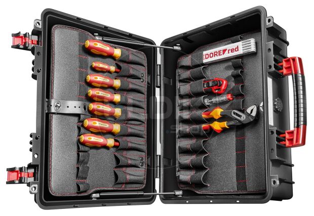 Gedore Red R21652089 89 Delige Gereedschapset - ELEKTRICIEN - Though Case - 3301643