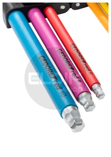 Gedore Red R36601009 9 delige Haakse Stiftsleutelset - 1,5 - 10 mm - 3301332
