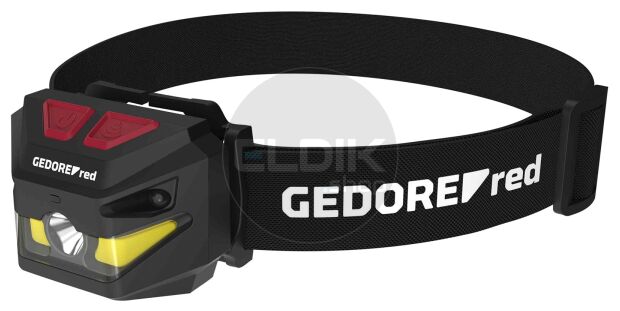 Gedore Red R95500058 LED Hoofdlamp, ABS, 4 lichtstanden, 50-260 lumen - 3301762
