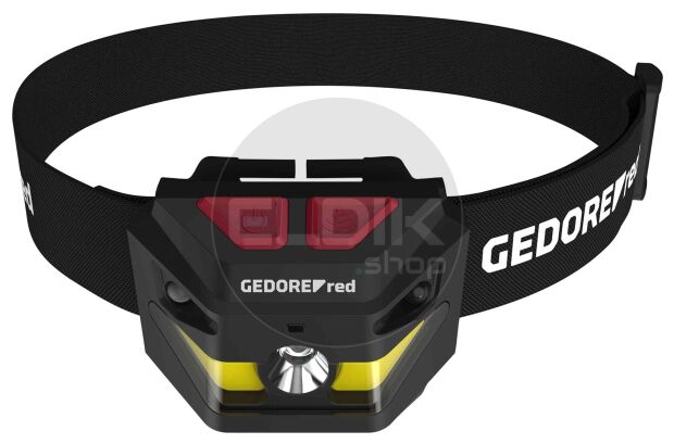 Gedore Red R95500058 LED Hoofdlamp, ABS, 4 lichtstanden, 50-260 lumen - 3301762