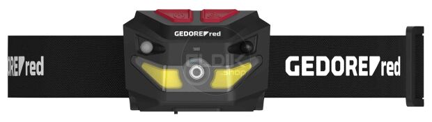 Gedore Red R95500058 LED Hoofdlamp, ABS, 4 lichtstanden, 50-260 lumen - 3301762