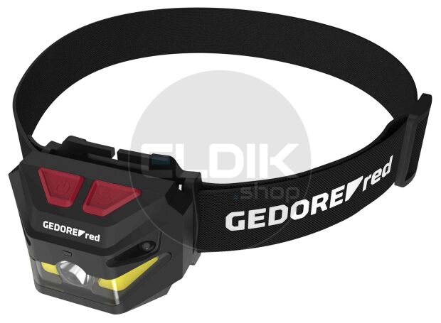 Gedore Red R95500058 LED Hoofdlamp, ABS, 4 lichtstanden, 50-260 lumen - 3301762