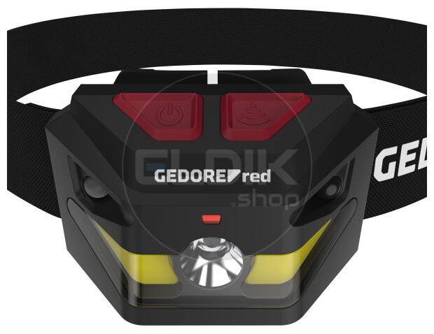 Gedore Red R95500058 LED Hoofdlamp, ABS, 4 lichtstanden, 50-260 lumen - 3301762