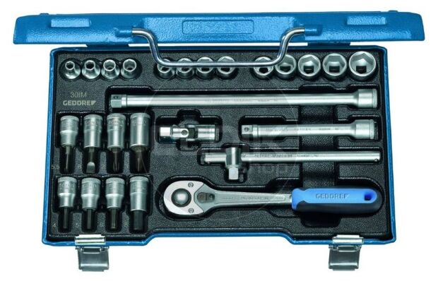 Gedore 30 IMU-10 26 Delige Dopsleutelset 3/8" - 6229740